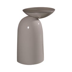 Pingu Glossy Lacquered Side Table, Contemporary Design, Made in Italy