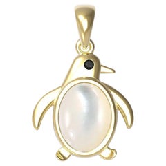 Pendentif en or 14k Pinguin