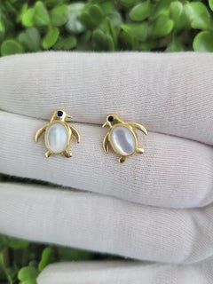 Pinguin earrings studs