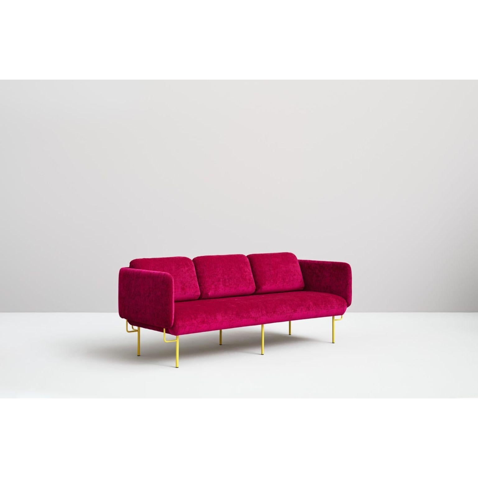 Spanish Pink Alce Sofa, Large by Chris Hardy