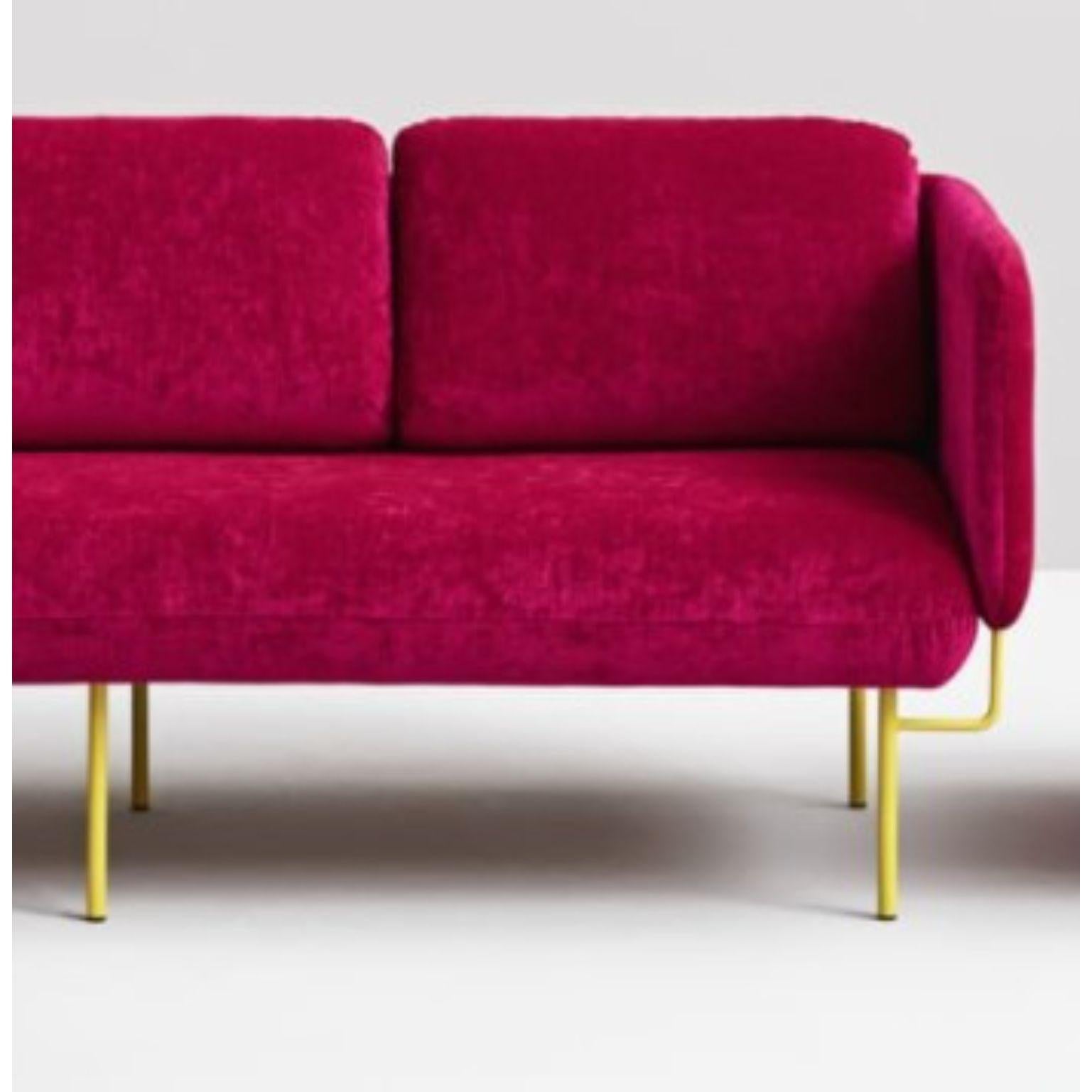 Spanish Pink Alce Sofa, Large by Pepe Albargues For Sale