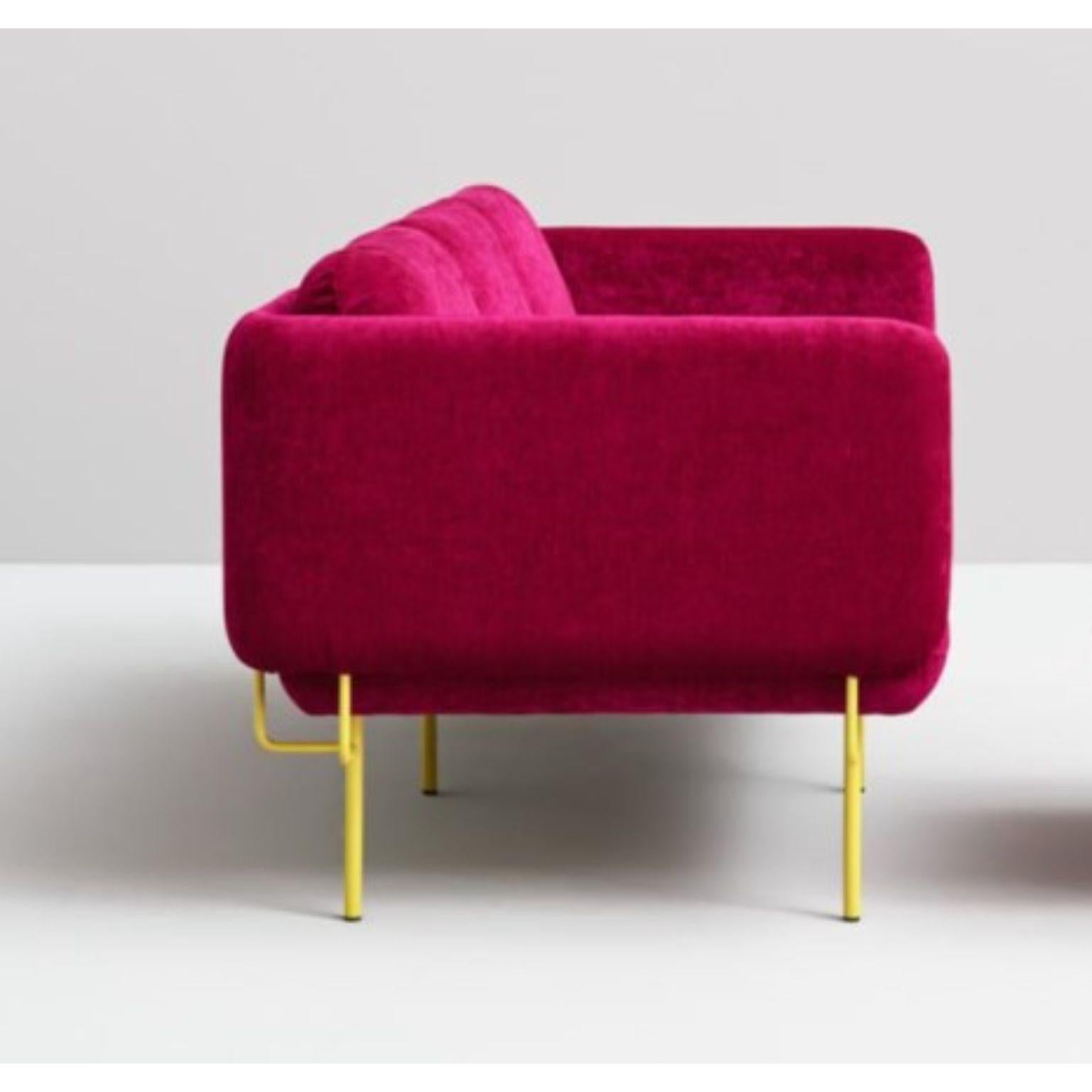 Contemporary Pink Alce Sofa, Small by Pepe Albargues For Sale
