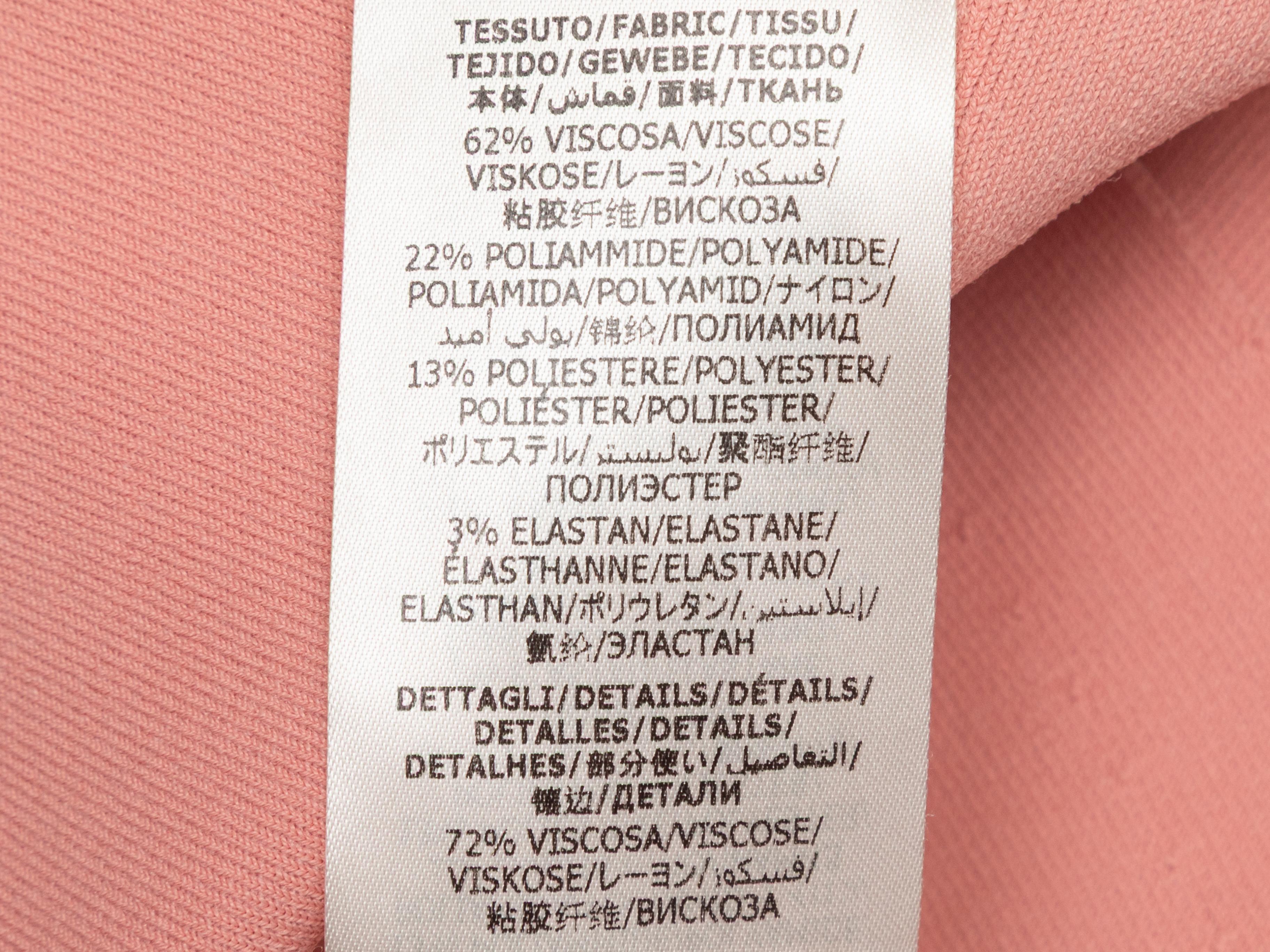 Mini abito rosa con volant di Alexander McQueen taglia M. In condizioni buone in vendita a New York, NY