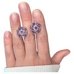 Amethyst Stud Earrings