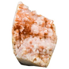 Geode di ametista rosa, autoportante con rara ametista rosa naturale