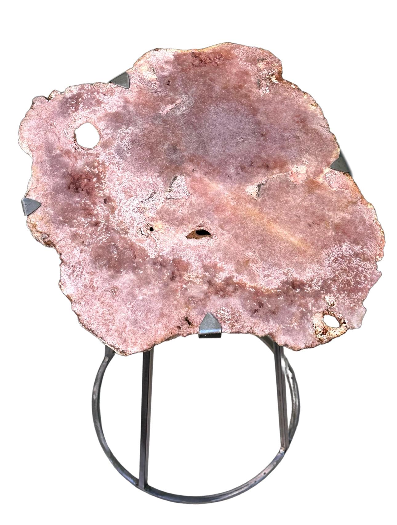 Forged Pink Amethyst Ring Table 2 For Sale