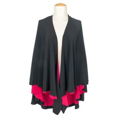 Pink and black cape
