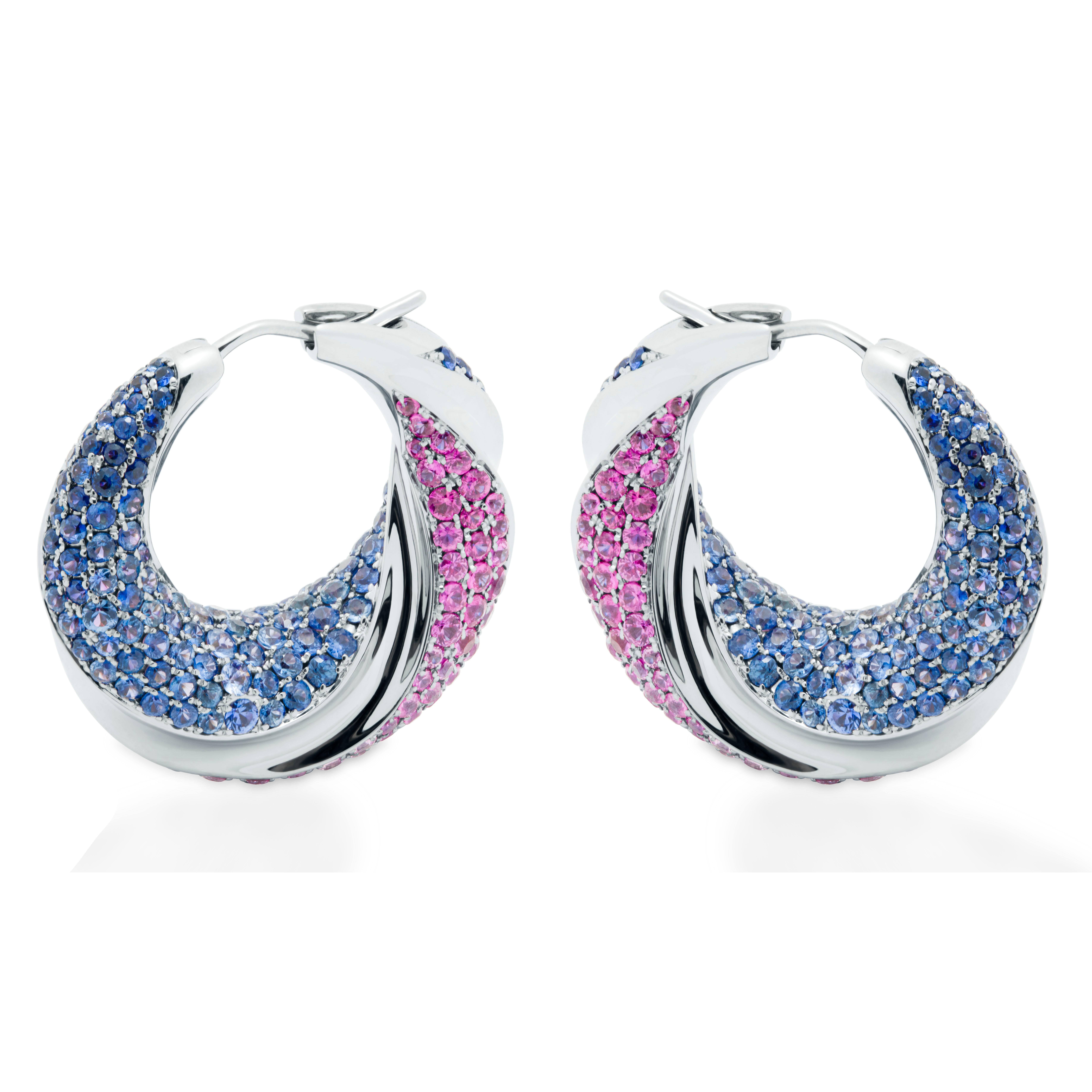 swarovski abstract earrings