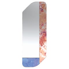 Pink and Blue WG.C1.D Hand-Crafted Wall Mirror