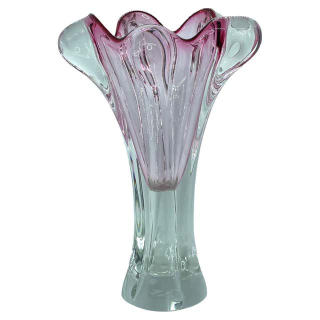 Murano Vase Pink Sommerso 19 For Sale On 1stdibs Pink Murano Glass Vase Pink Murano Vase