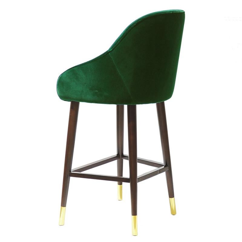 emerald green bar stools