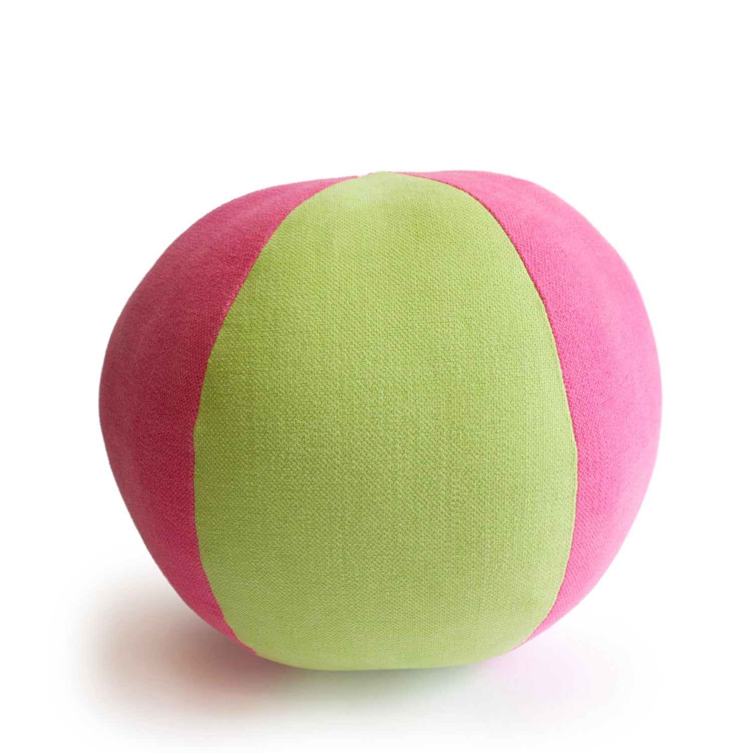Pink And Green Beach Ball Round Pillow For Sale At 1stdibs
