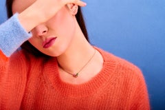 Pink And Green Tourmaline Diamond Yellow Gold Necklace