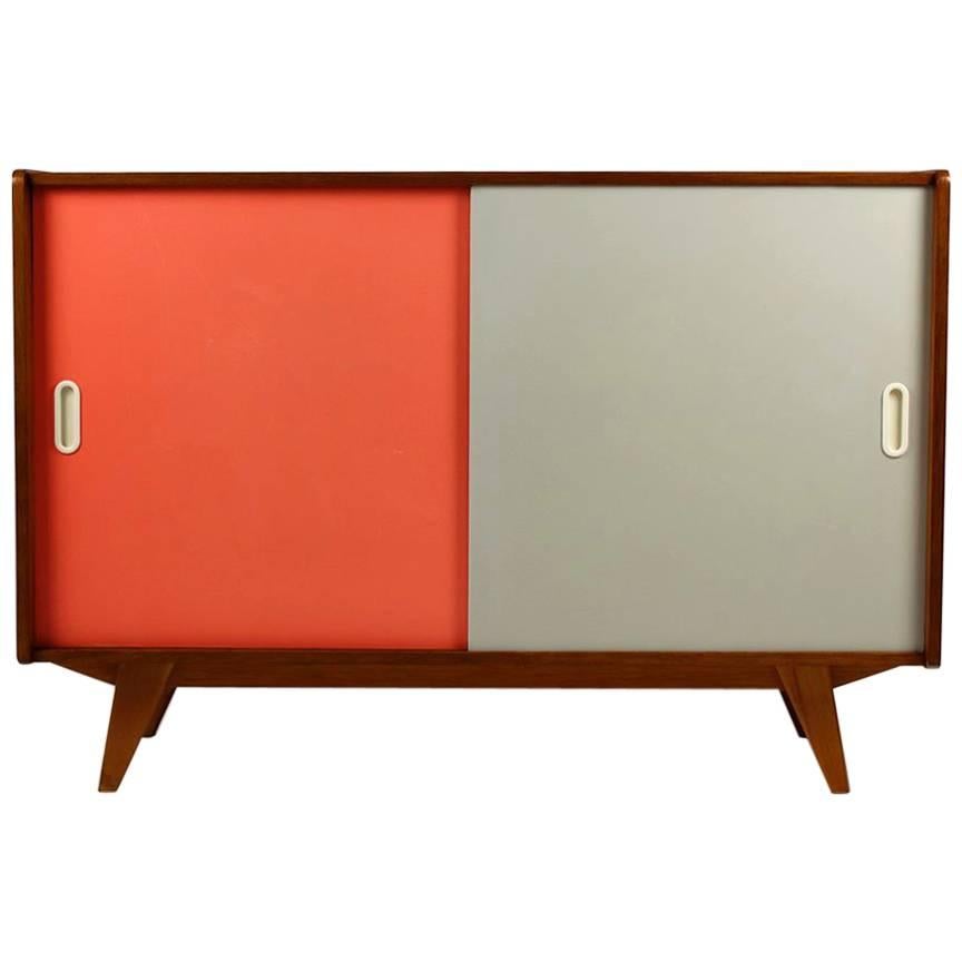 Pink and Grey Sideboard by Jiří Jiroutek for Interiér Praha, 1960s