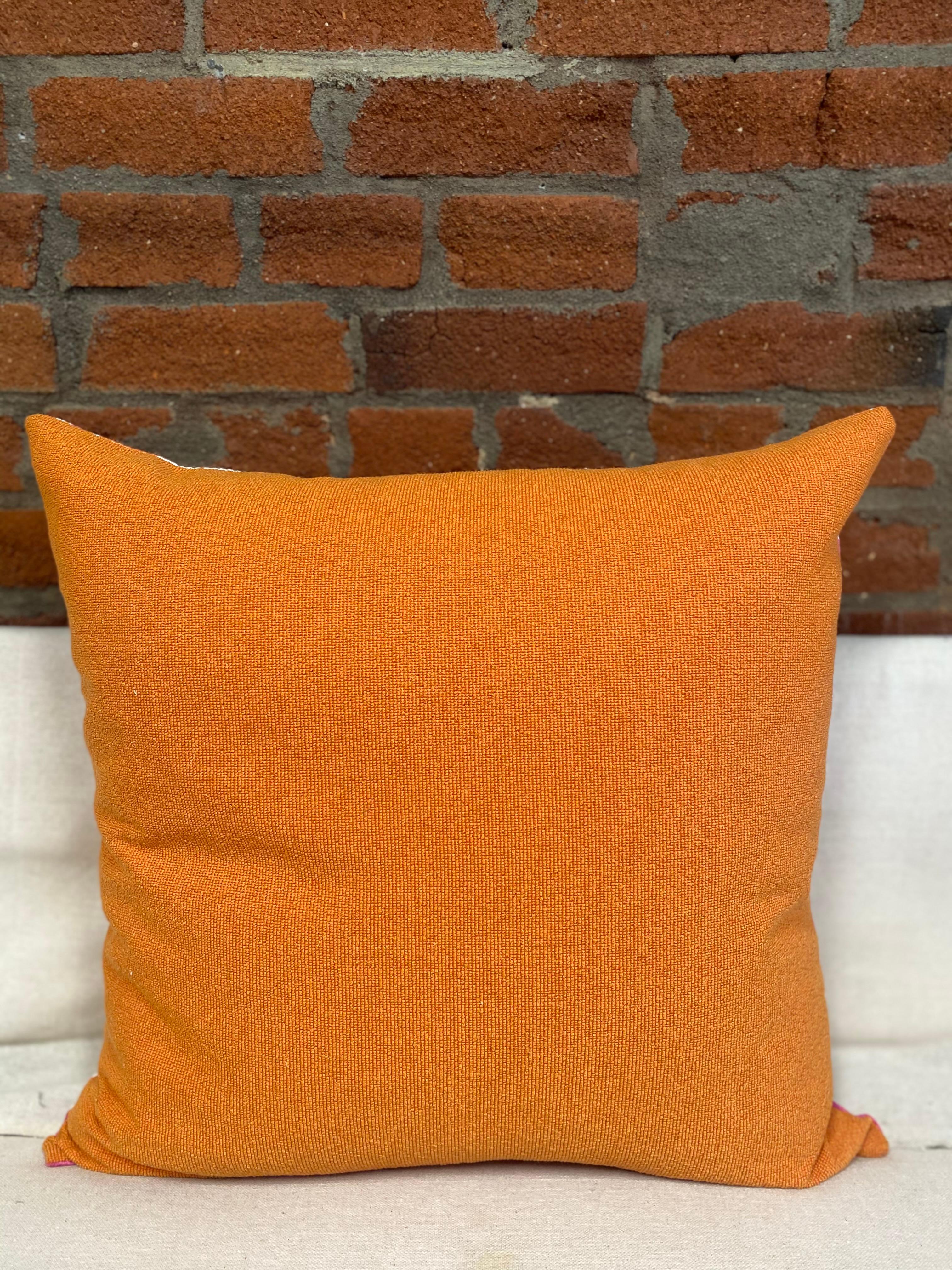 Rosa und orangefarbener Baumwolltopf mit Terry-Handtuch aus Baumwolle im Zustand „Neu“ im Angebot in Englewood, CO