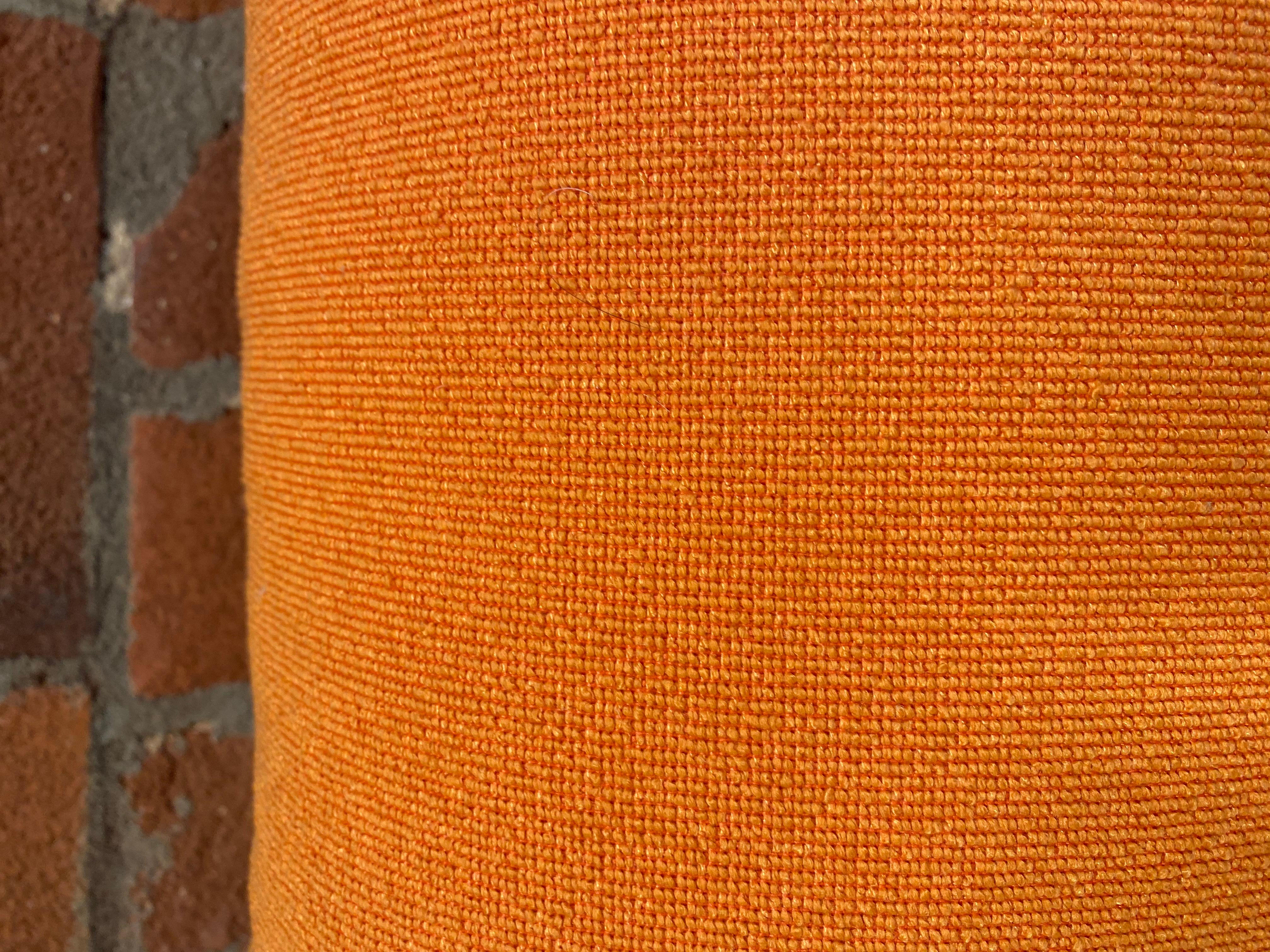Rosa und orangefarbener Baumwolltopf mit Terry-Handtuch aus Baumwolle (21. Jahrhundert und zeitgenössisch) im Angebot