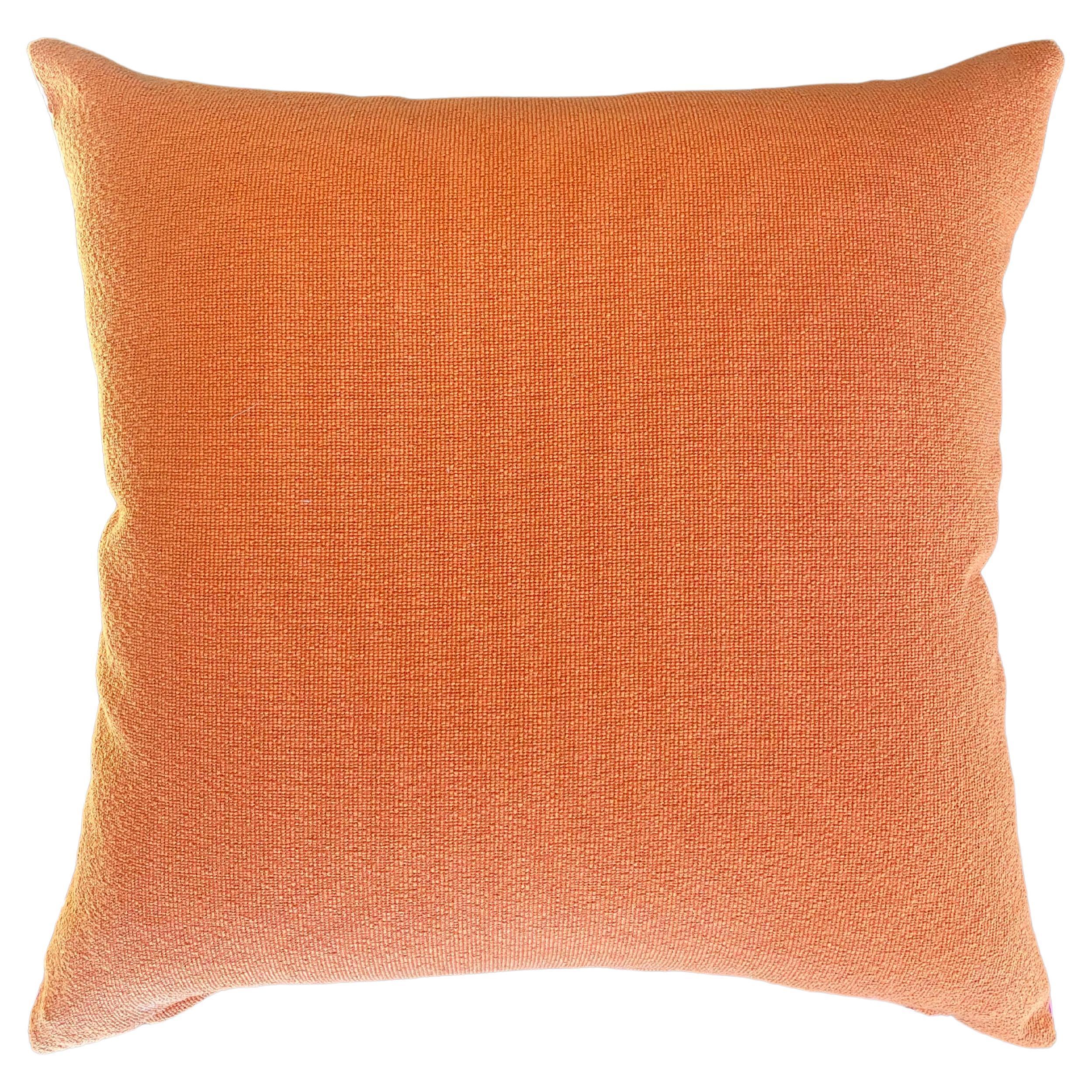 Rosa und orangefarbener Baumwolltopf mit Terry-Handtuch aus Baumwolle im Angebot 1
