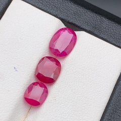 Rubino rosa e rosso 4,50 carati taglio ovale gemme naturali sfuse - pacco misura gioielli