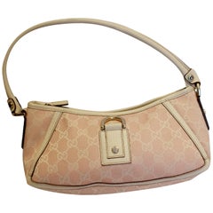 Borsa Gucci rosa e bianca