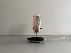 Pink and White Plexiglass Double Side Pair of Table Lamps, 1960s, Germany