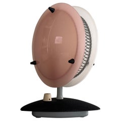 Pink and White Plexiglass Double Side Pair of Table Lamps, 1960s, Germany