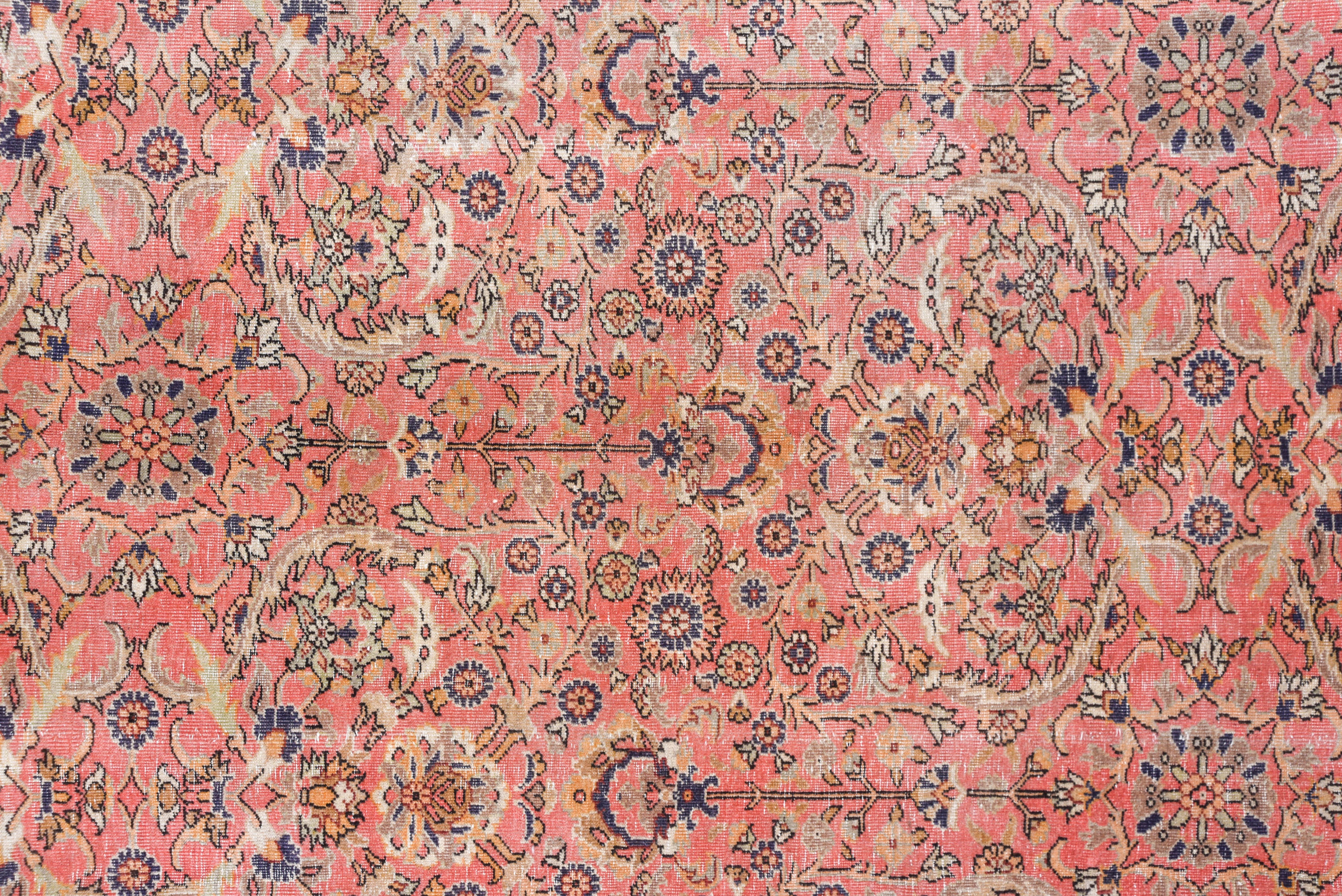 Tabriz Pink Antique Turkish Sivas Carpet, circa 1930s For Sale