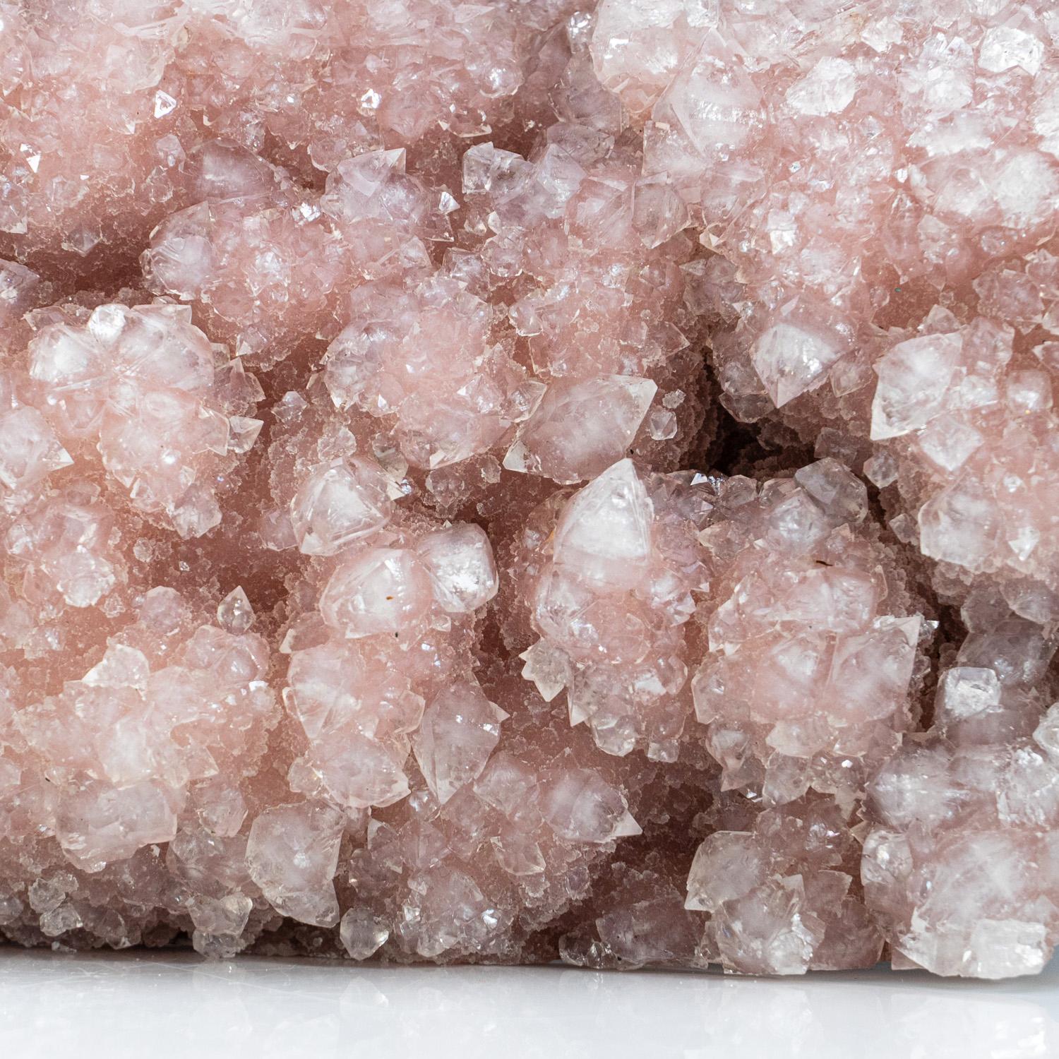 Pink Apophyllite From Maharashtra, India In New Condition For Sale In New York, NY