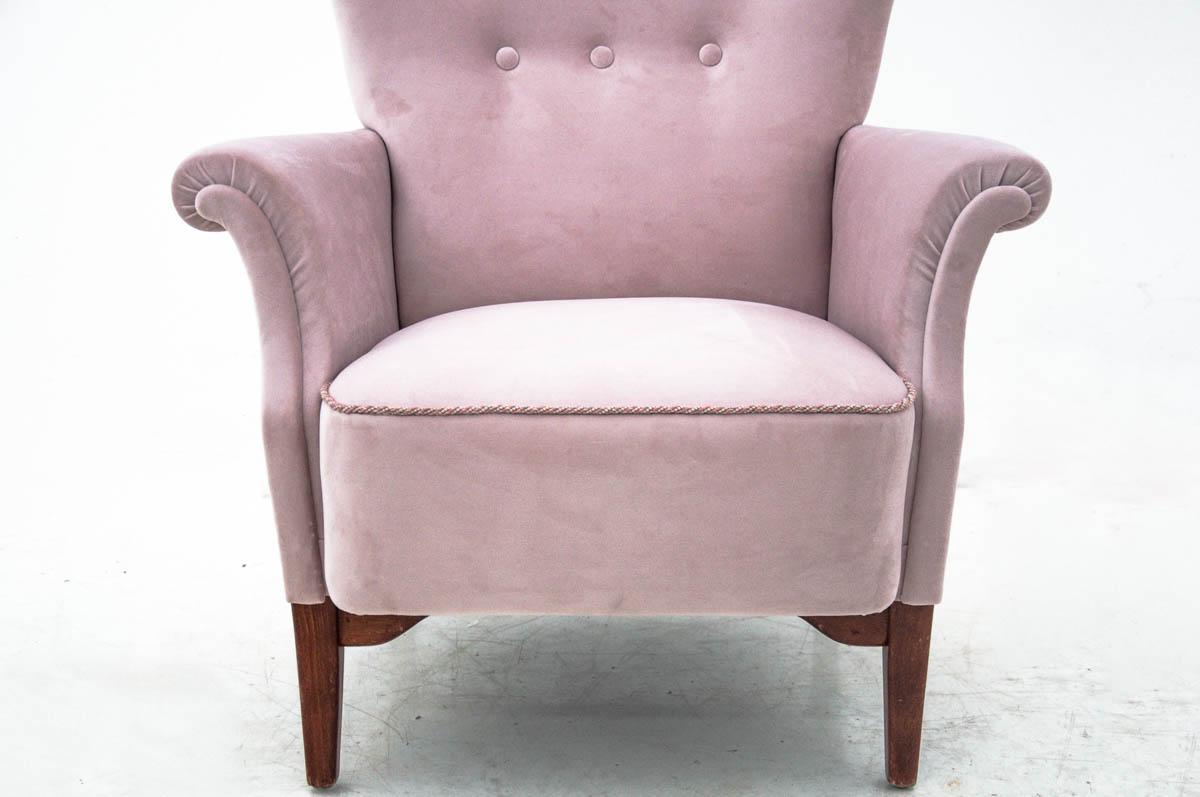 pink armchair sale
