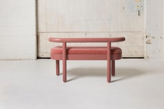 Pink Ash Hardwood Back Bench by BNF Studio