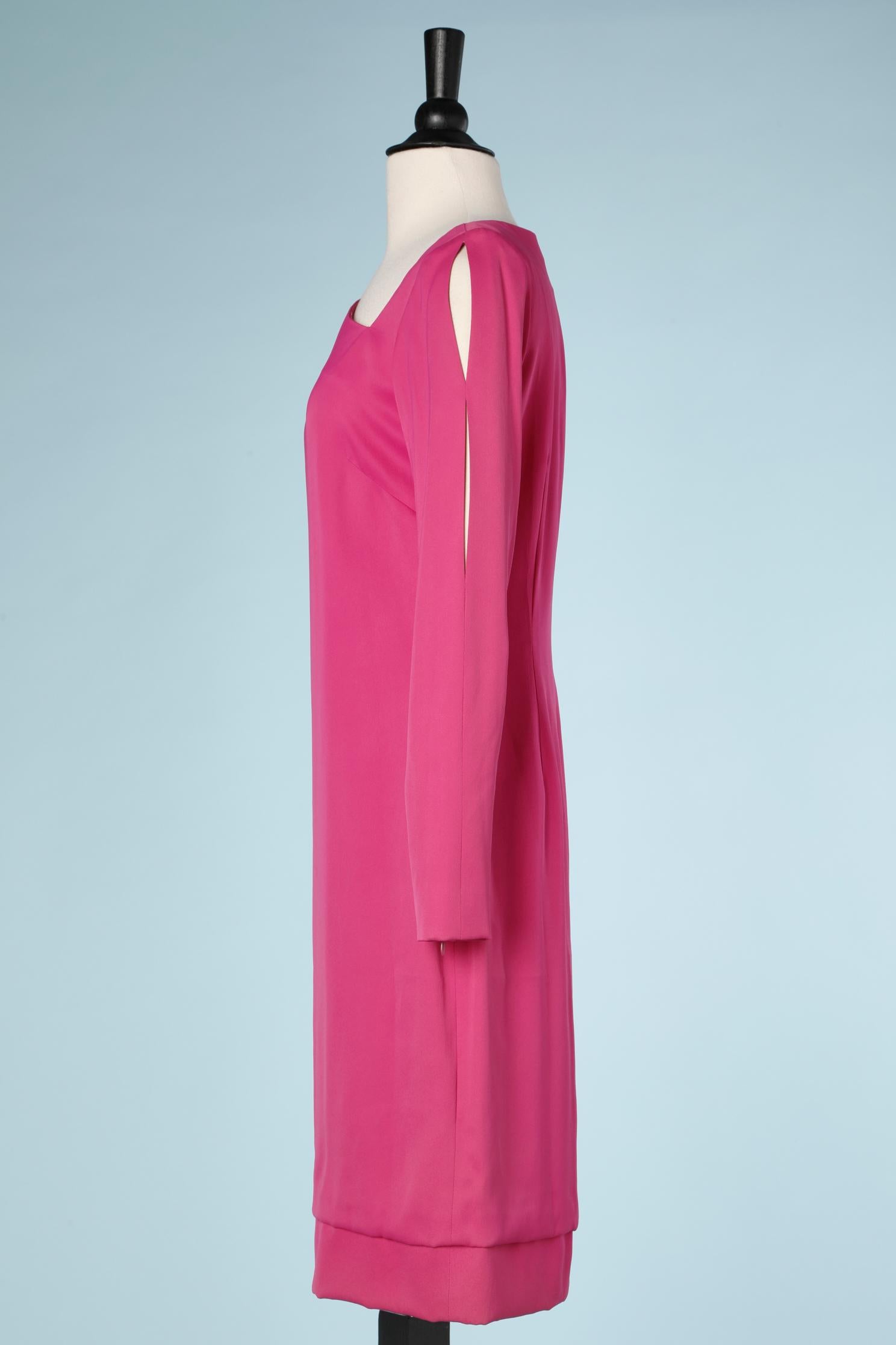 Women's Pink asymmetrical collar dress Lindsey  Lohan for Ungaro For Sale
