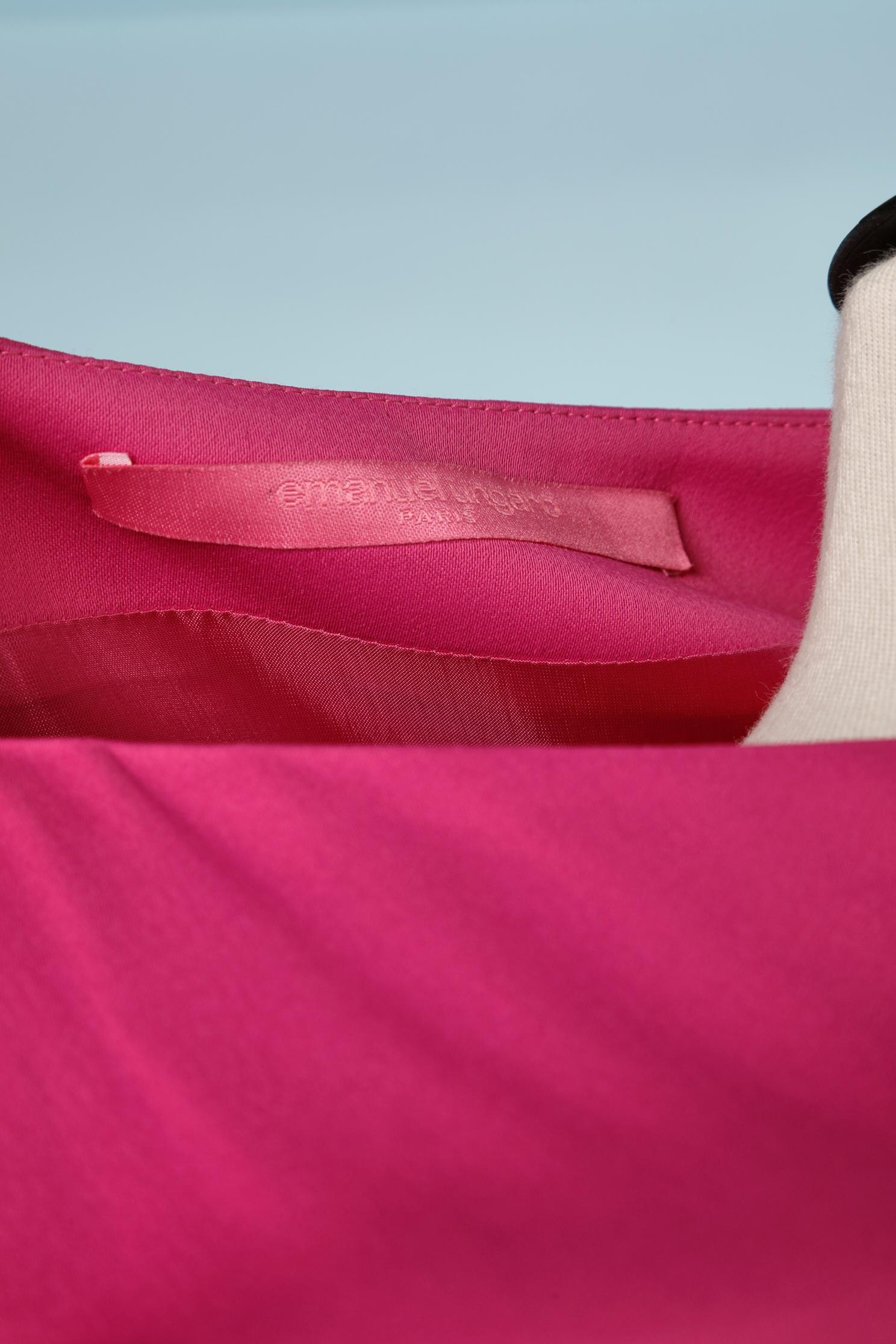 Pink asymmetrical collar dress Lindsey  Lohan for Ungaro For Sale 2