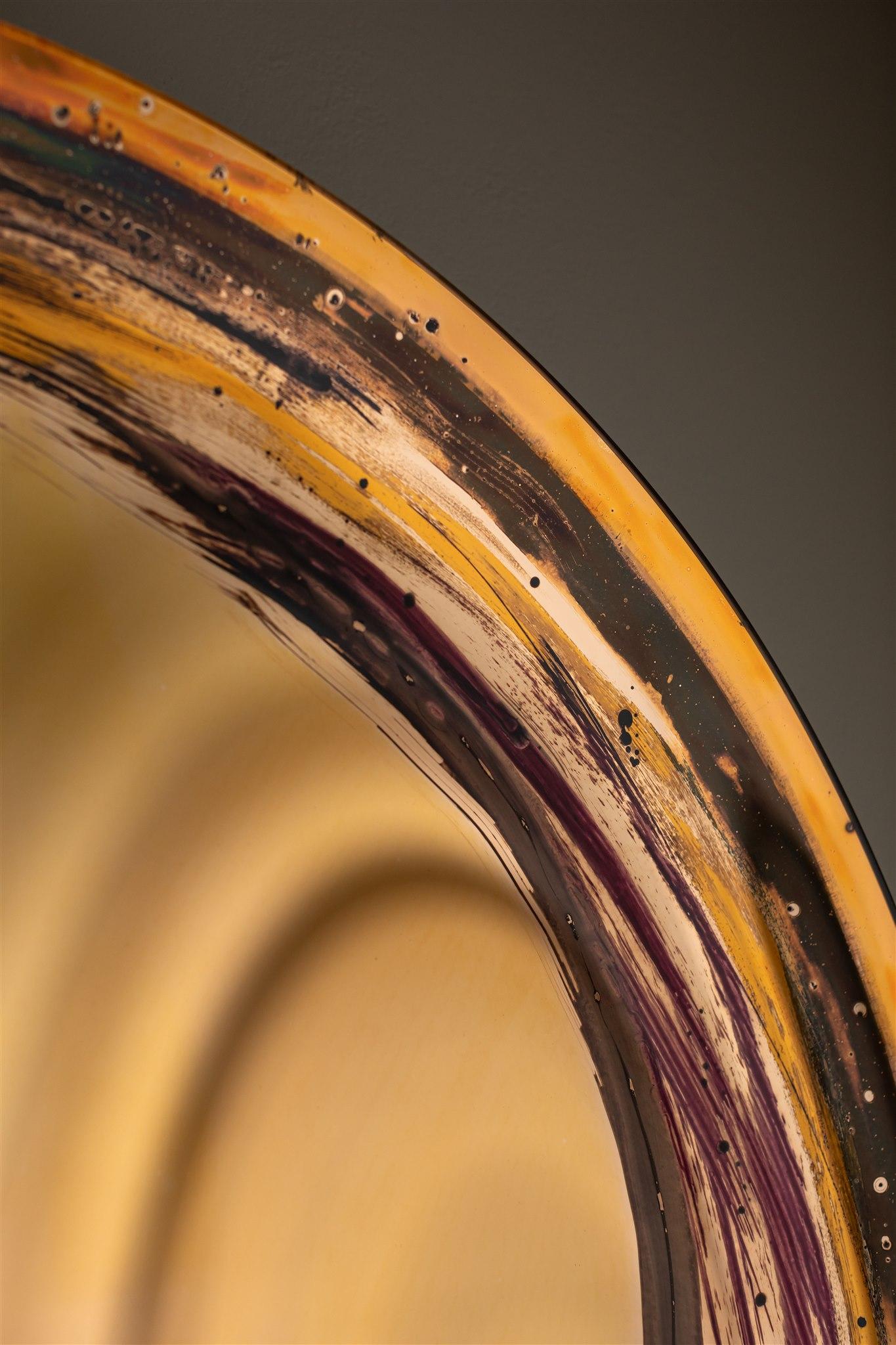 Espejo de Pared Aura Rosa by OOM Vidrio Contemporáneo en venta 3