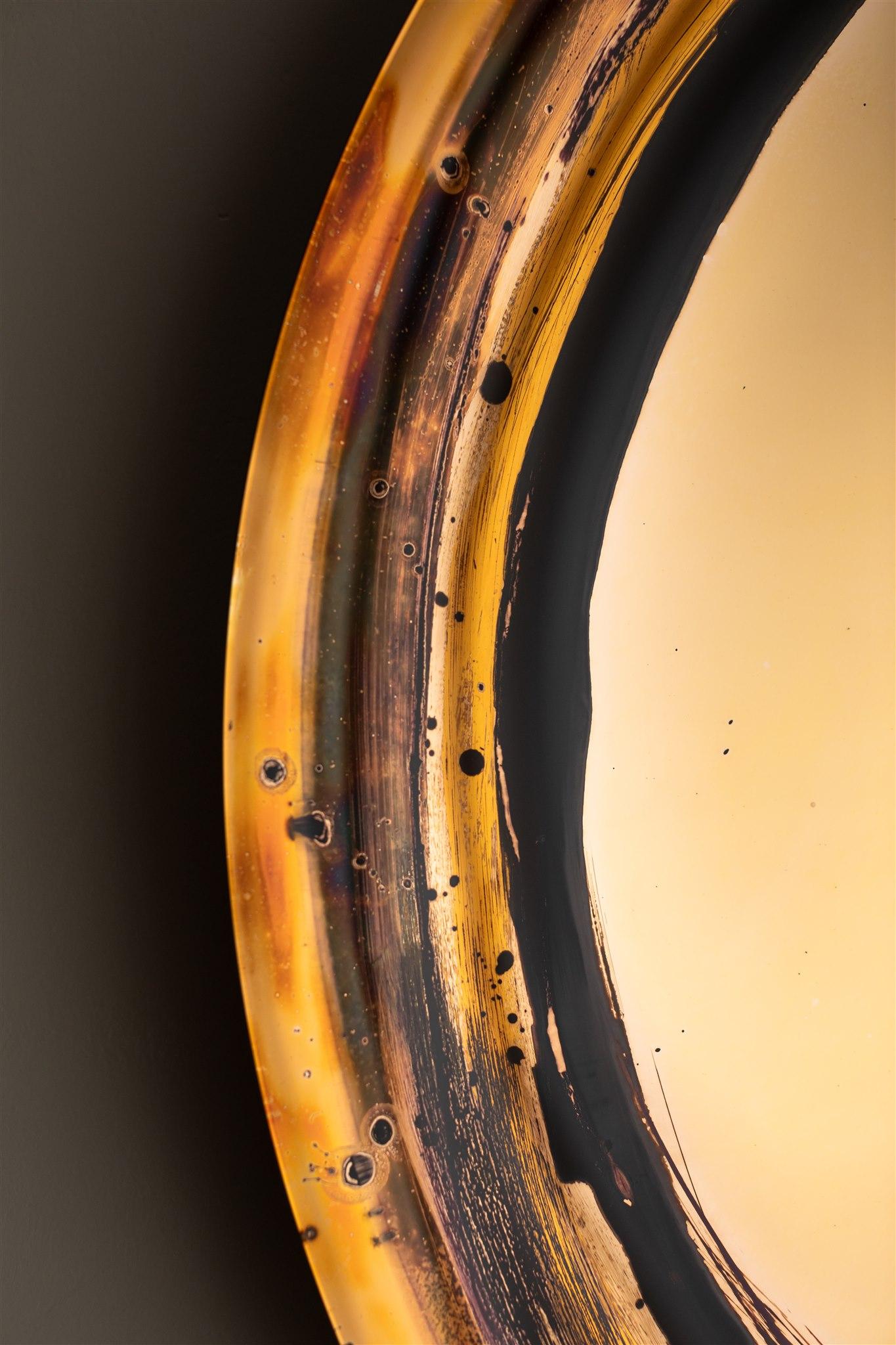 Espejo de Pared Aura Rosa by OOM Vidrio Contemporáneo en venta 4