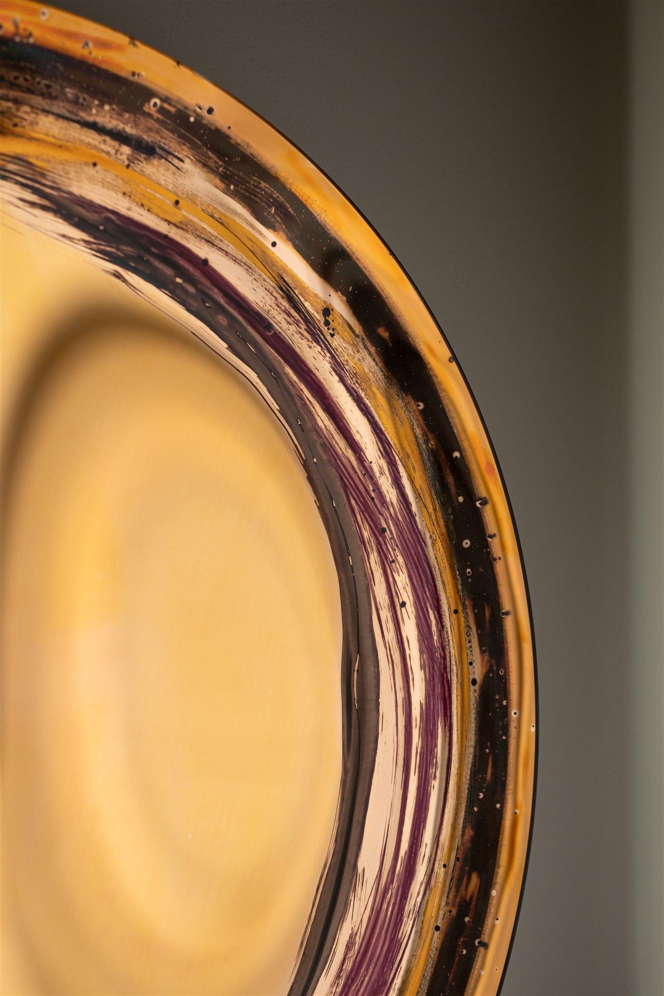 Espejo de Pared Aura Rosa by OOM Vidrio Contemporáneo en venta 7