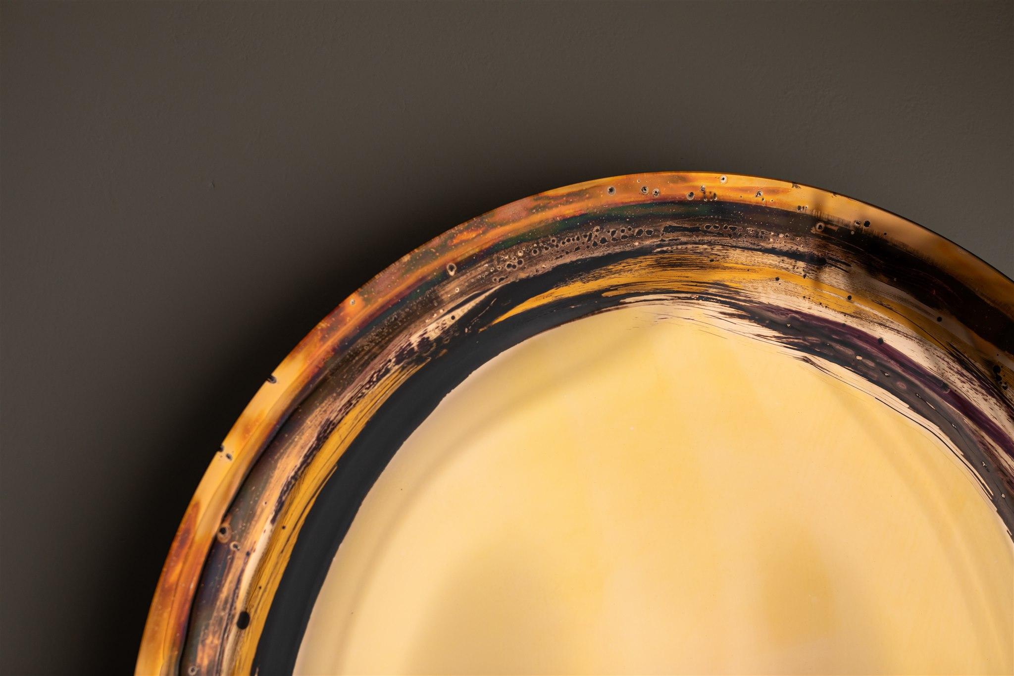 Espejo de Pared Aura Rosa by OOM Vidrio Contemporáneo en venta 1