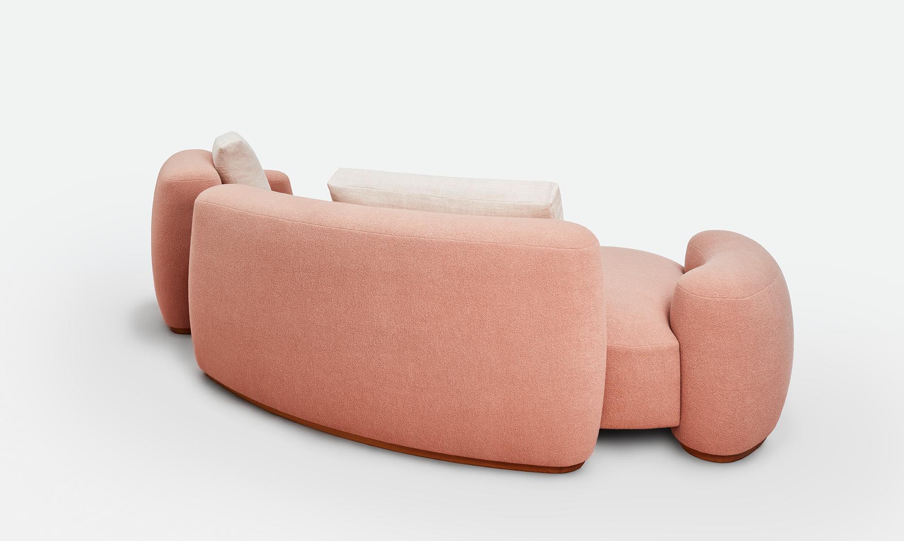 Other Pink Baba Sofa by Gisbert Pöppler For Sale