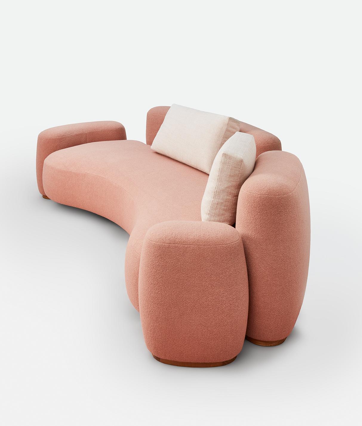 Pink Baba Sofa by Gisbert Pöppler In New Condition In Geneve, CH