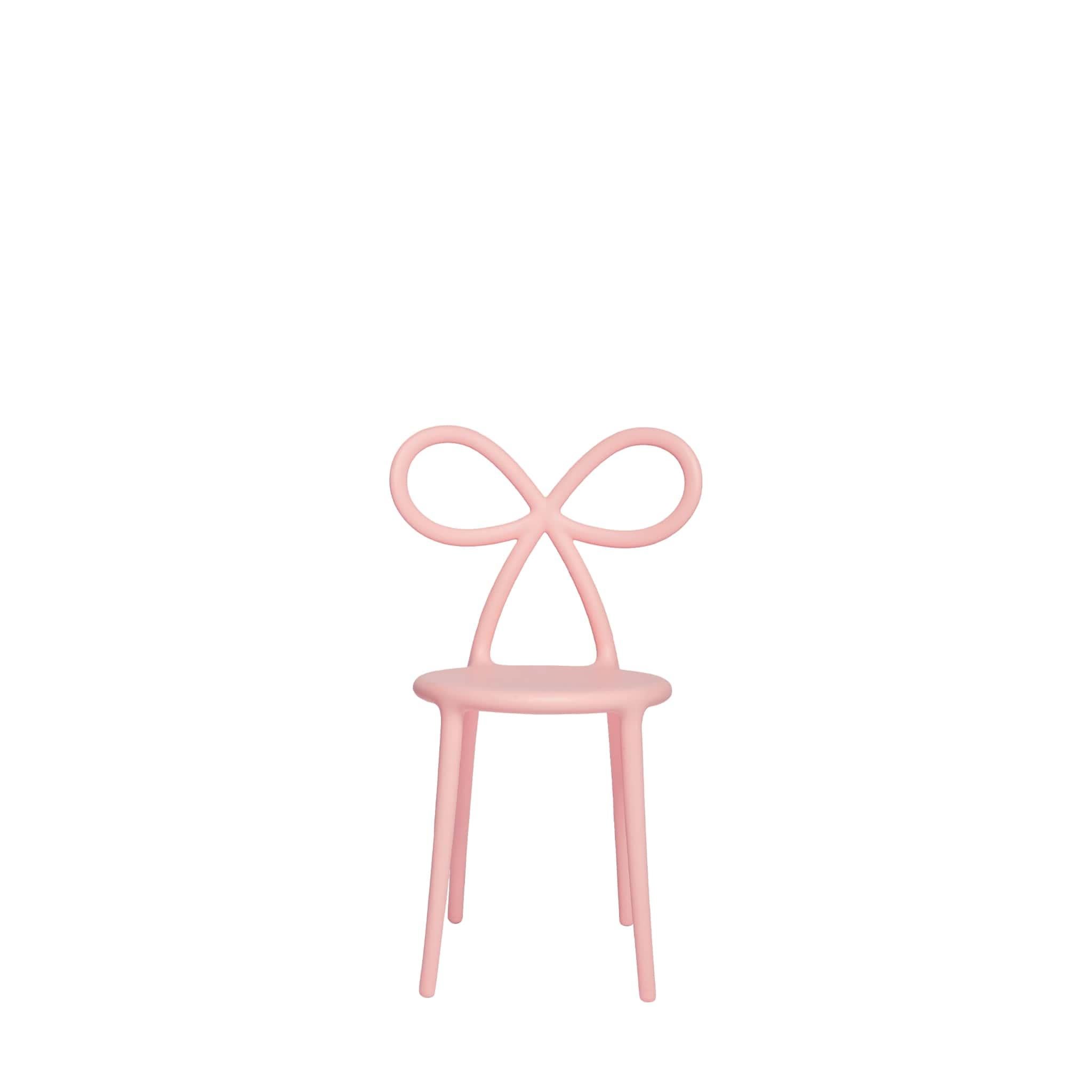 Modern Pink Baby Ribbon Chair by Nika Zupanc, Made in Italy