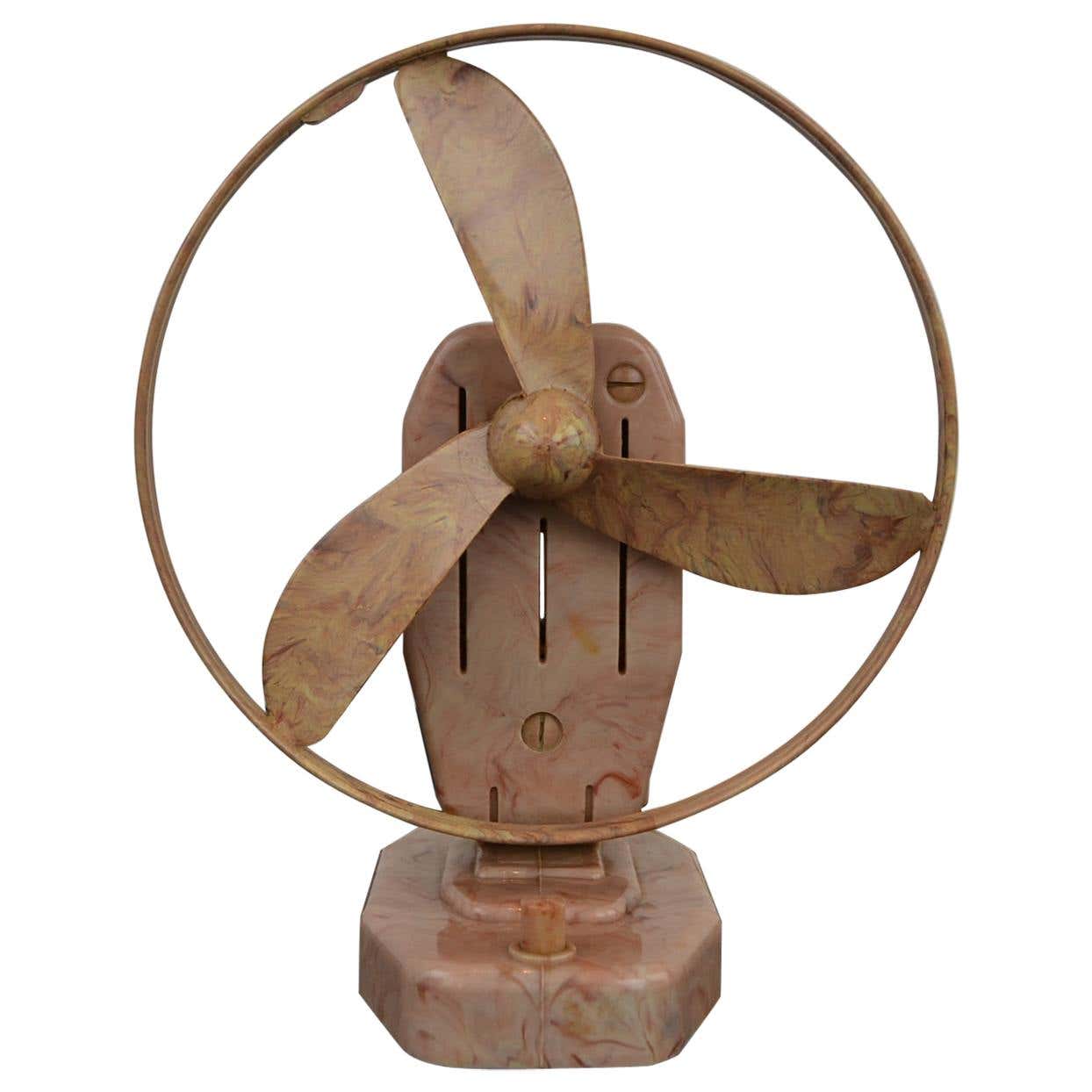 Pink Bakelite Electric Table Fan by Tana VEB Germany, 1950s For Sale at ...