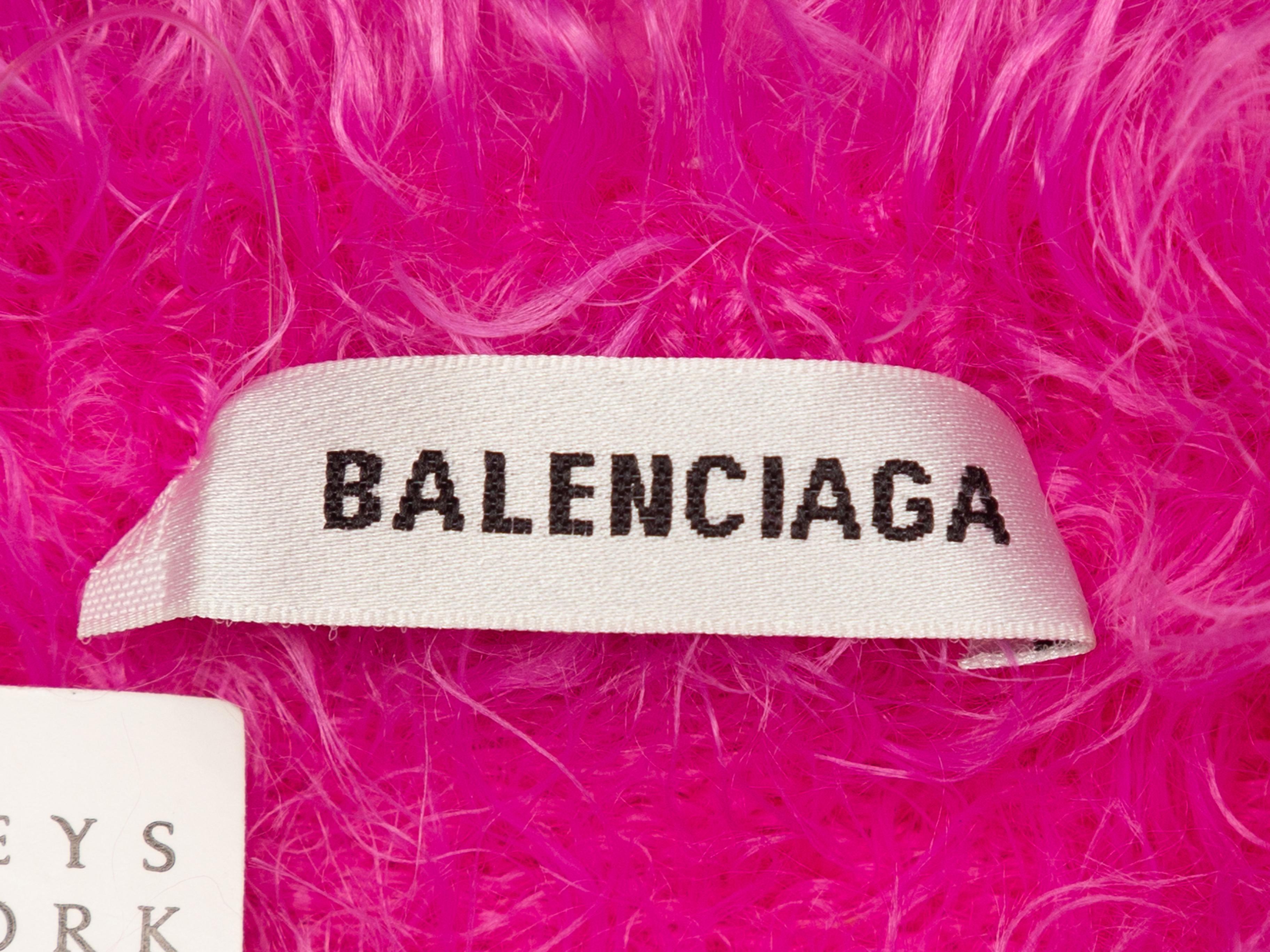 balenciaga fuzzy sweater