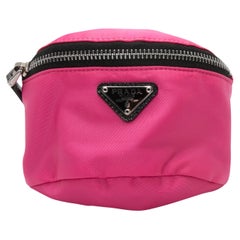 Rosa-schwarze Prada Re-Nylon Handtäschchen-Tasche