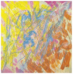 Composizione astratta rosa/blu