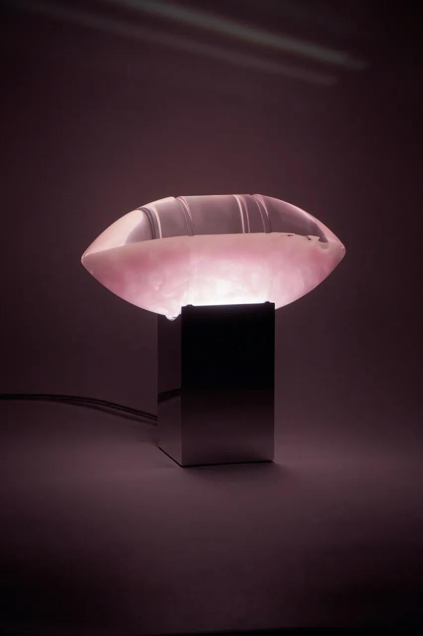 XXI secolo e contemporaneo Lampada Helios Rosa Blu Oro di Zoran Strijbosch in vendita