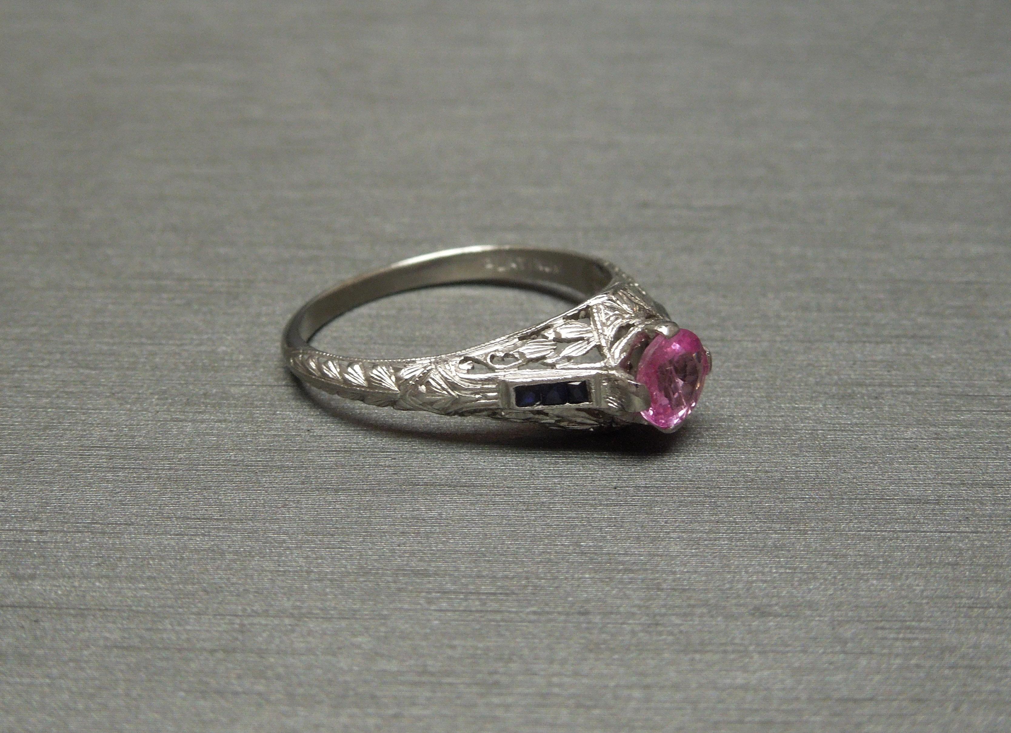 Women's Pink and Blue Sapphire