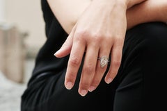 Anello di fidanzamento AENEA Candy Pink-Brown Diamond in oro rosa 18k