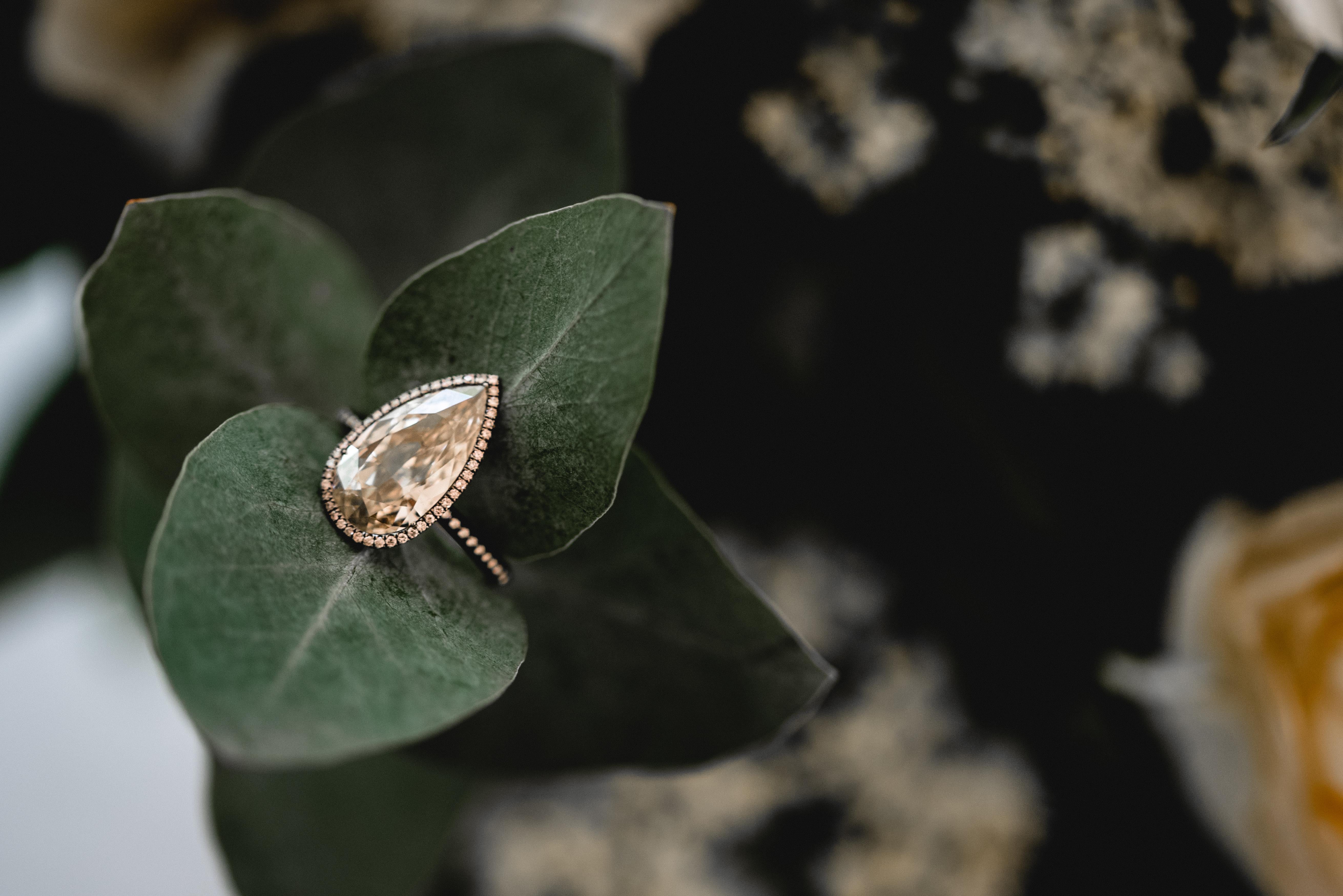 brown diamond rings for sale