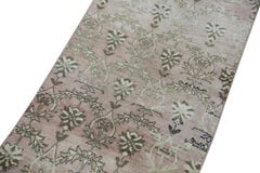 Pink & Brown Vintage Turkish Runner 2'1" x 8'3"
