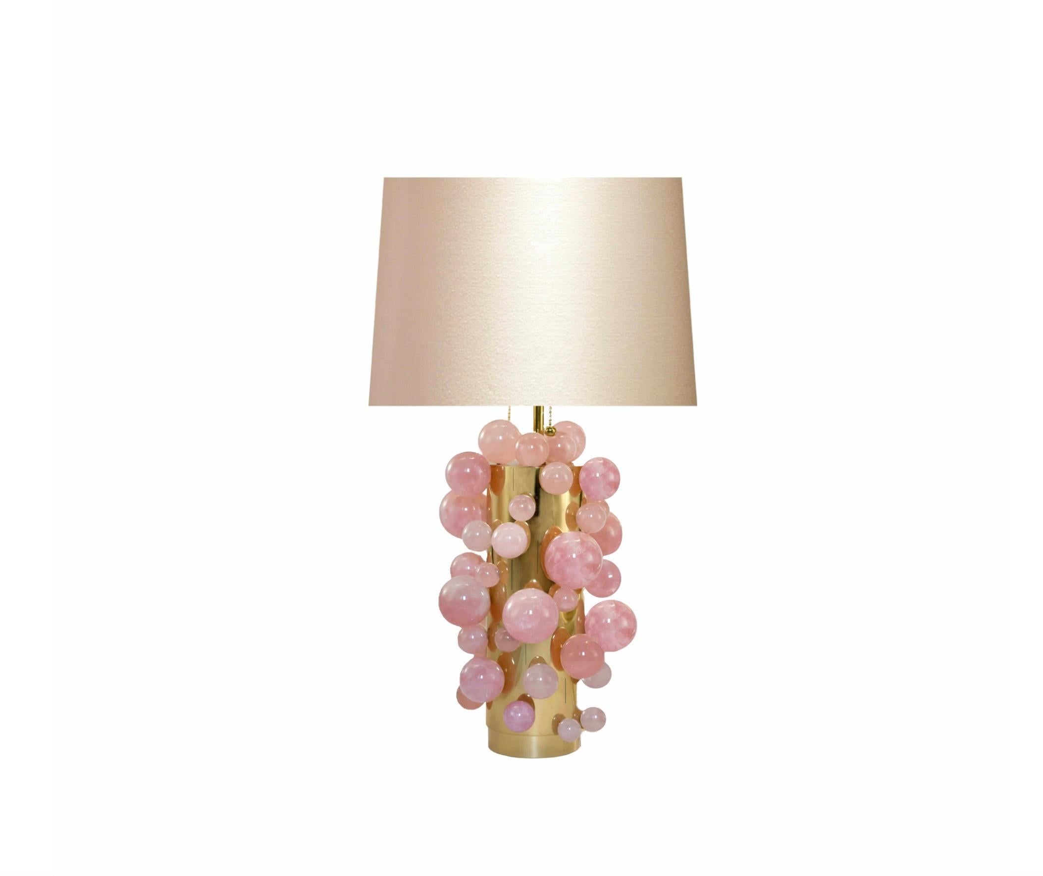 Contemporary Pink Bubble Lamp by Phoenix
