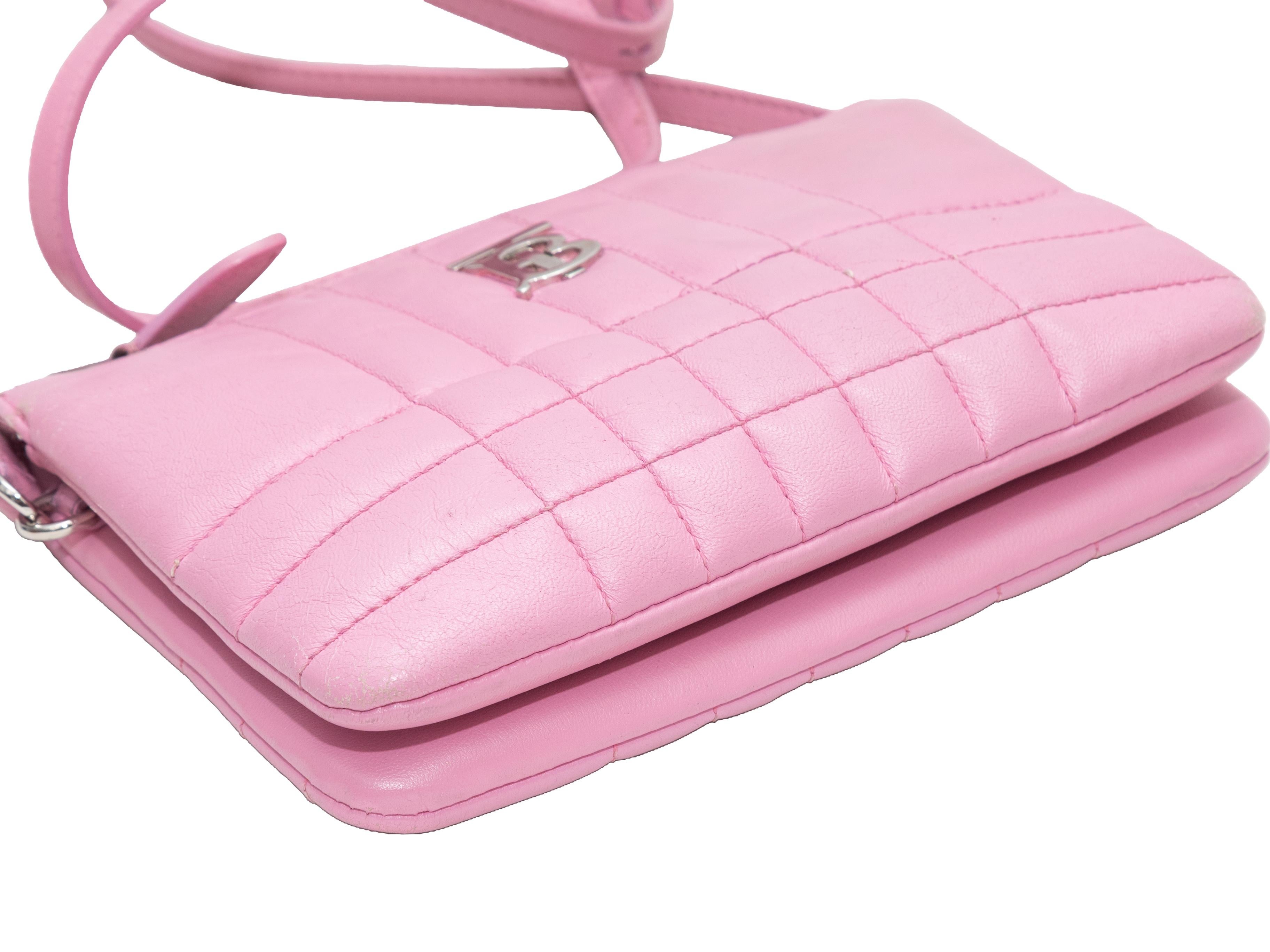 Donna Borsa a tracolla Lola di Burberry rosa in vendita