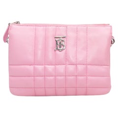 Pink Burberry Lola Crossbody Bag